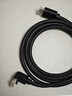 山泽超六类网线直角对弯头 CAT6类纯铜万兆网络连接线电脑路由器工程监控成品跳线 黑色3米 WT6A030 实拍图
