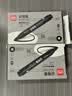 得力（deli）黑色粗头物流油性笔 墨量升级大容量快递签字办公文具马克笔记号笔 10支/盒 P06881 黑色 实拍图