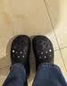 卡骆驰（CROCS）经典泡芙Clog男女一脚蹬懒人沙滩鞋 CR207521-001 38 实拍图