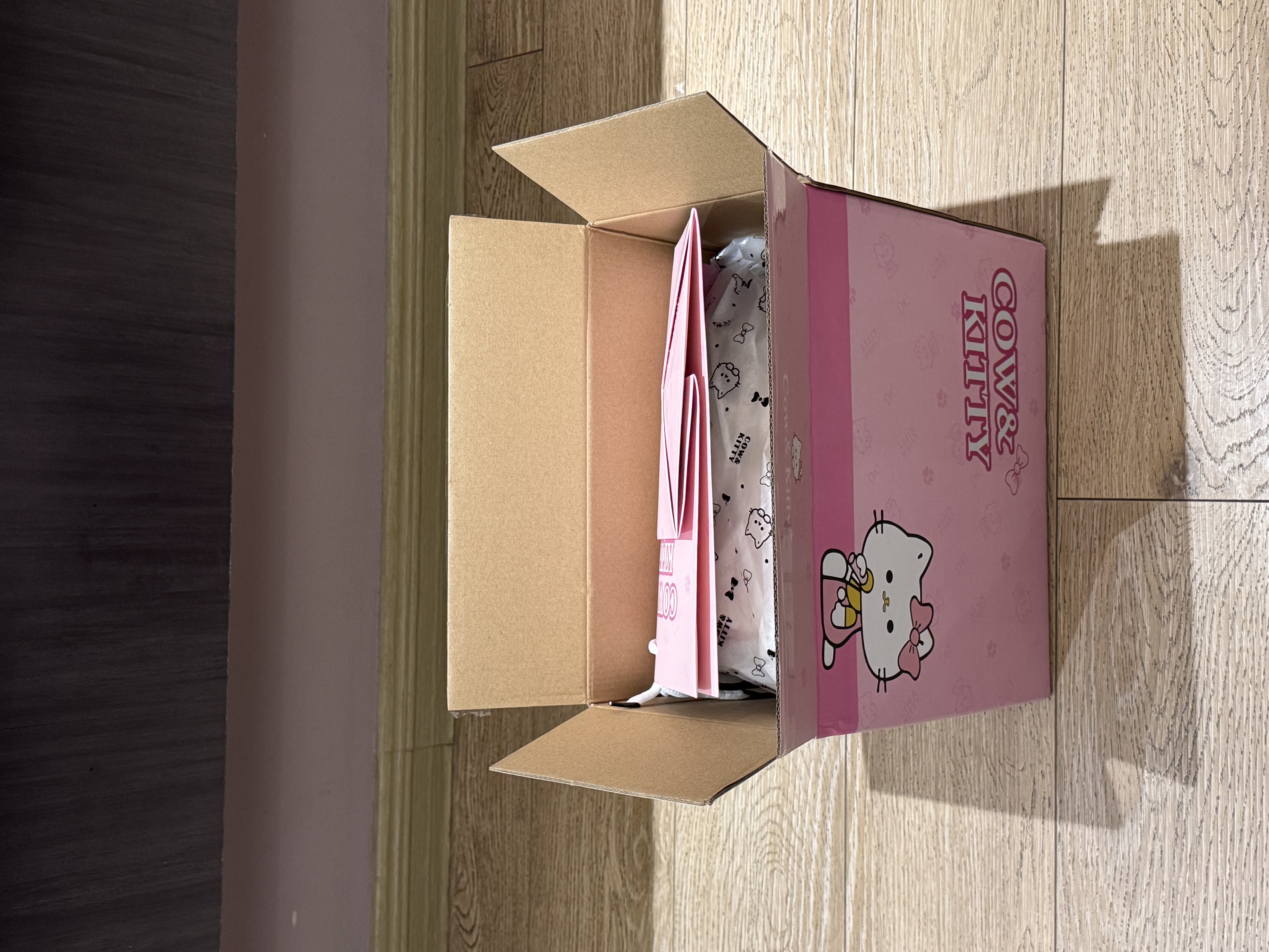 COW&KITTY七夕礼物甜美双肩包2026新款送礼小众可爱高颜值设计学生背包女生 樱花粉赠礼盒【小号款】(热销爆款下单送挂件) 实拍图