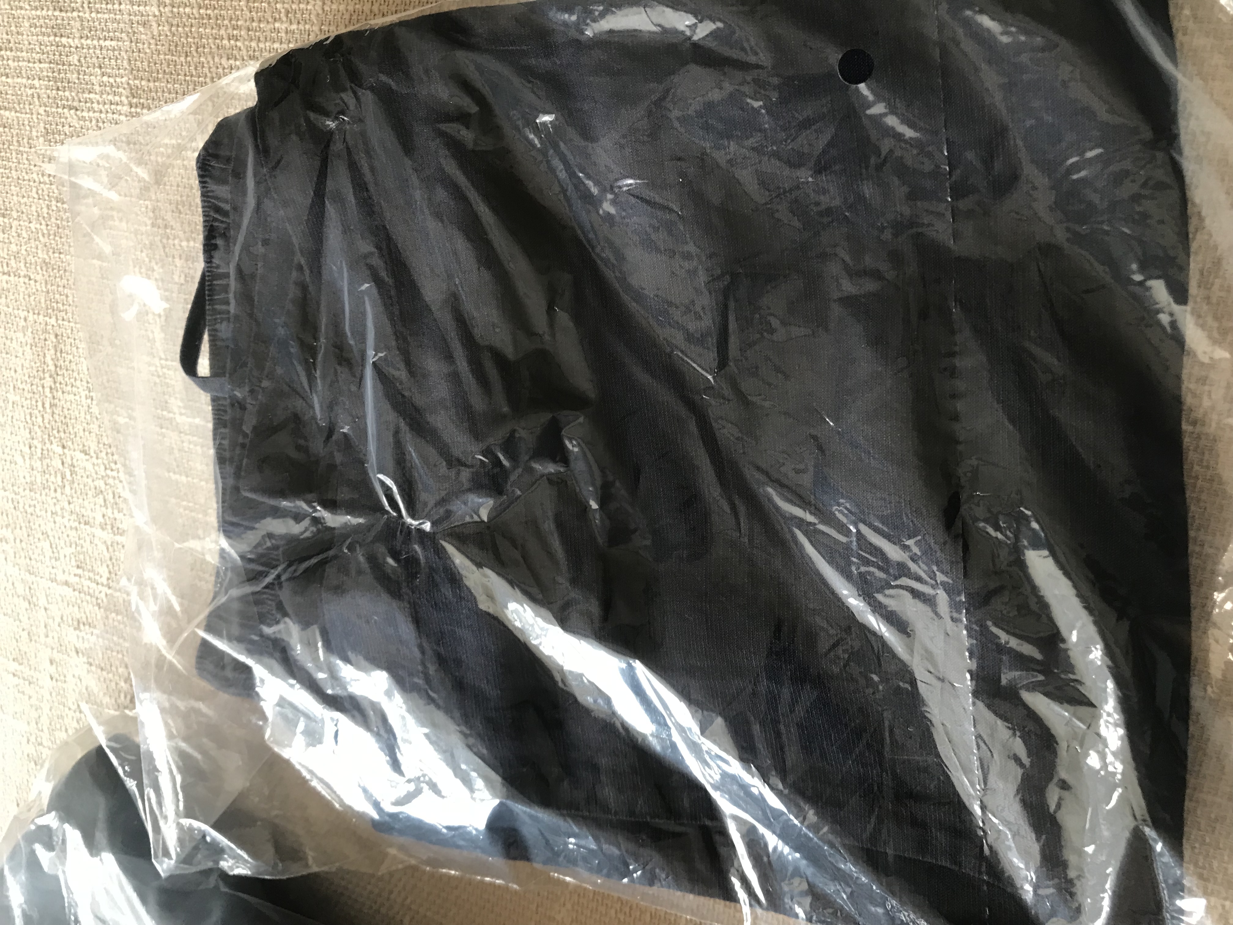 优衣库麻混纺舒适短裤女装26春夏新款485251 69 藏青色 L 实拍图