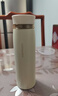 乐扣乐扣（LOCK&LOCK）菲特旋转盖轻量保温杯男女学生茶水杯子LHC4131IVY米白色450ml 实拍图
