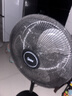 美的（Midea）【金属铝片】工业电风扇/飓风落地扇/空气通风金属扇/牛角扇/立式电风扇/大风力宿舍扇 FES45-20A 实拍图