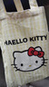 可爱风kitty帆布包手提袋单肩斜挎包夏季百搭通勤大容量新款挎包 kitty黄色（不带玩偶）无拉链 实拍图