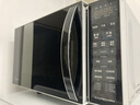 美的（Midea）微波炉烤箱一体机 小型家用平板易洁烧烤智能解冻20升微波炉  光波加热 钻石背板（M1-L201B二代） 实拍图