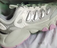 斐乐（FILA）【杨幂同款】女鞋老爹鞋运动鞋蘑菇鞋休闲鞋 雾珠灰/白中白-FB 36 实拍图