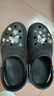 卡骆驰（CROCS）【预售】白鹿同款经典云朵洞洞鞋时尚百搭女鞋花园鞋|206750 黑色-001(含智必星) 39 (250mm) 实拍图
