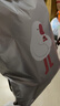 保姆鹅  【风墙】儿童羽绒服宝宝中长款护脸加厚外套保暖童装[NG2664] 炭黑 120 实拍图