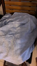 南极人（Nanjiren）老式全棉毛巾被夏季毛毯被子单人纯棉毯子午睡毯家用沙发盖毯 欧雅蓝色-100%纯棉毛巾被 150x200cm【亲肤透气】 实拍图