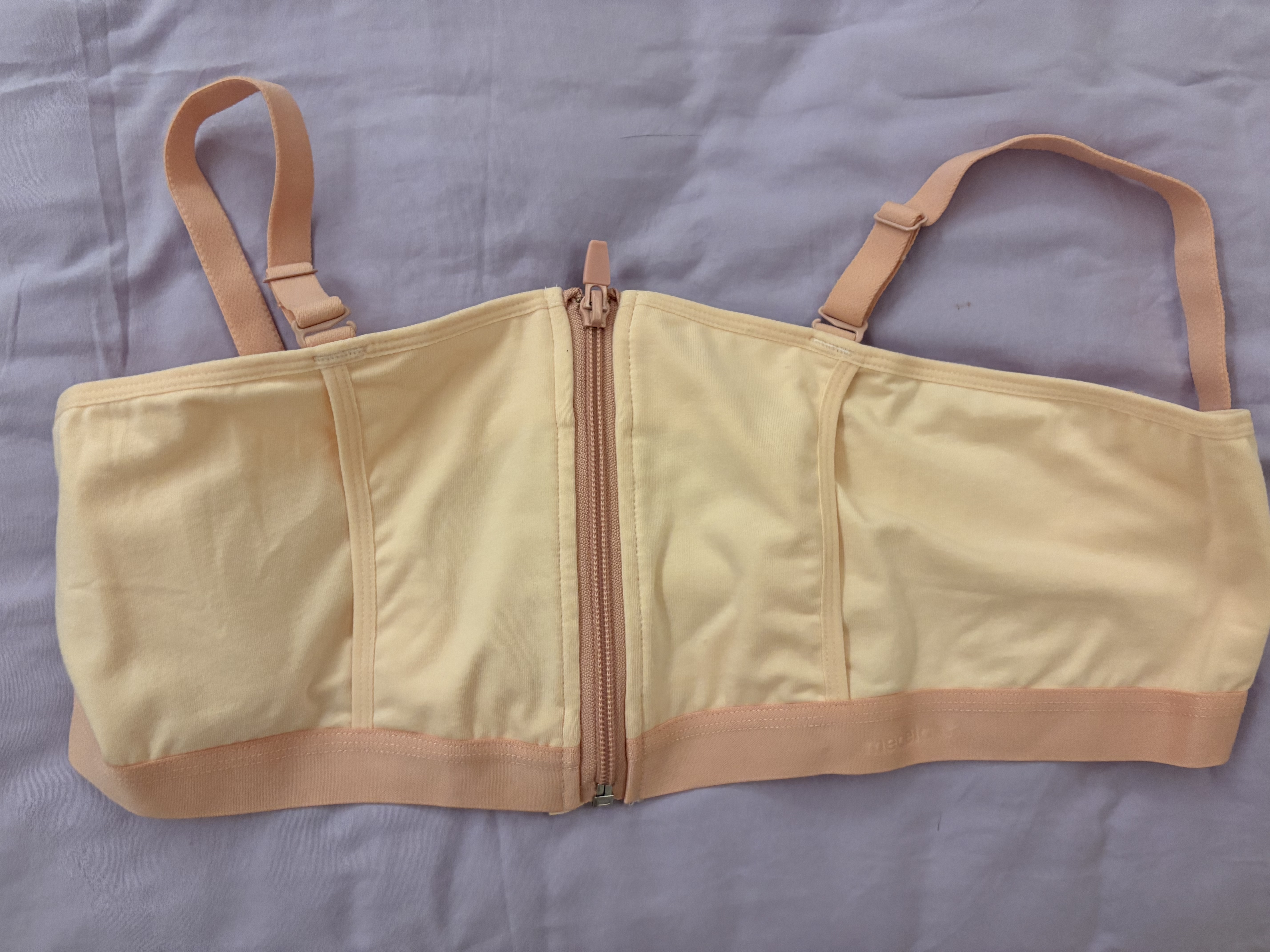 美德乐（Medela）哺乳文胸产后喂奶孕妇百搭内衣 吸奶器专用 百依系列樱花粉 实拍图