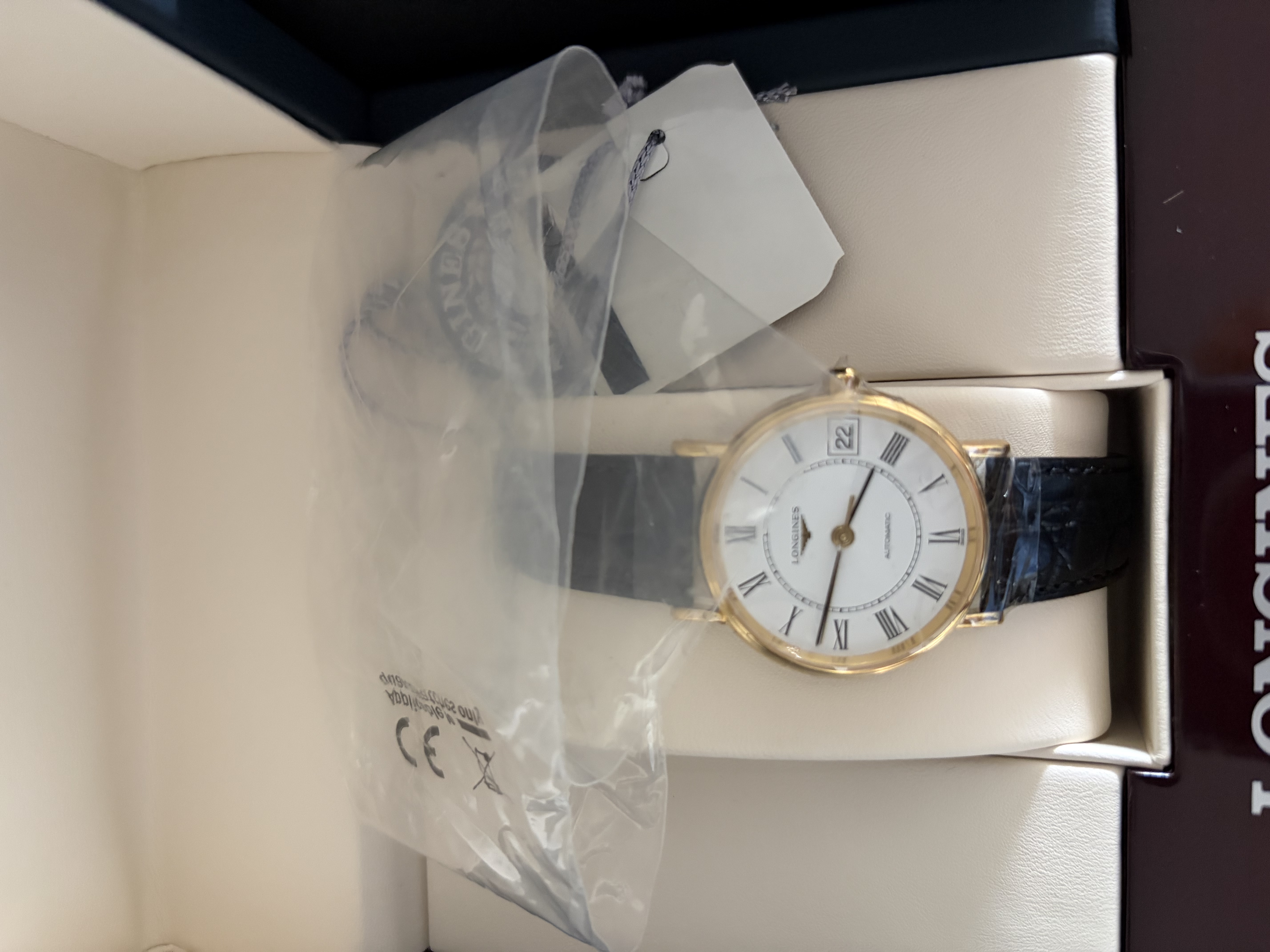 浪琴（LONGINES）瑞士手表 时尚系列 女士皮带机械表L43222112 实拍图