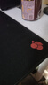 CHERRY樱桃 超大鼠标垫 办公桌垫 键盘垫 游戏鼠标垫 高密纤维顺滑鼠标垫 黑色细面 900*350*4mm 实拍图