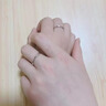 BJYL刻字莫比乌斯环戒指男士开口单身戒子学生食指尾戒高级感生日礼物 实拍图