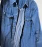 Levi's李维斯女士美式复古简约通勤经典翻领宽松蓝色牛仔衬衫 浅蓝色第二批 M 实拍图