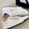 adidas ENTRAP美式校园风运动少年感复古篮球风板鞋男女阿迪达斯 白色/黑色   36 实拍图