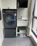 海尔（Haier）洗鞋机全自动家用抽屉式球刷洗鞋机嵌入高端智能护理机磨尖丝可拆卸毛刷新品洗鞋护鞋面电离除菌 【云溪复式洗护中心】直驱洗衣机+抽屉洗鞋机 实拍图