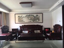 木中央 红木家具 印尼黑酸枝(学名:阔叶黄檀)客厅沙发 新中式沙发组合 实木财源滚滚全套 113六件套:单单三+平几+角几+炕几 实拍图