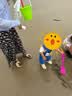 卡特兔儿童凉鞋男童学步鞋1-6岁夏季童鞋女宝宝机能宽楦包头透气网面 白蓝 22 内长13.5cm 脚长12.5-12.9 实拍图