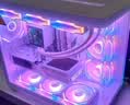 雷利酷棱镜4代PRO星乐积木F1RS棱镜7pro12CM电脑机箱风扇正反叶无线拼接水冷散热/ARGB神光同步/PWM温控 K47-USB多功能版-白色 实拍图