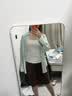 优衣库麻混纺舒适短裤女装26春夏新款485251 37 栗色 XL 实拍图