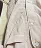 MUJI 女式无侧缝双层纱织长袖睡衣 家居服套装纯棉女装七夕情人节礼物 浅粉红色 S （上装155/80A 下装155/62A） 实拍图