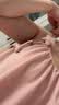 示朵哺乳吊带孕妇背心式内衣带胸垫怀孕期产后喂奶专用上衣绿XL 实拍图