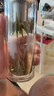 万象（WANXIANG）双层玻璃杯男士杯节日礼物茶杯大容量车载便携水杯茶商务办公水杯 V273R-黑绿色370ml 实拍图