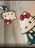 名创优品（MINISO）凯蒂猫长柄伞可爱女童学生上学透明雨伞红色 实拍图
