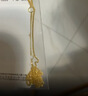 周六福18K黄金项链女肖邦链彩金项链素链生日礼物 黄18K约0.8g-45cm 实拍图