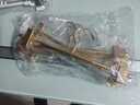 京寻铝合金裤架无痕防滑裤夹衣架太空铝家用干湿两用衣夹 金色5只 实拍图
