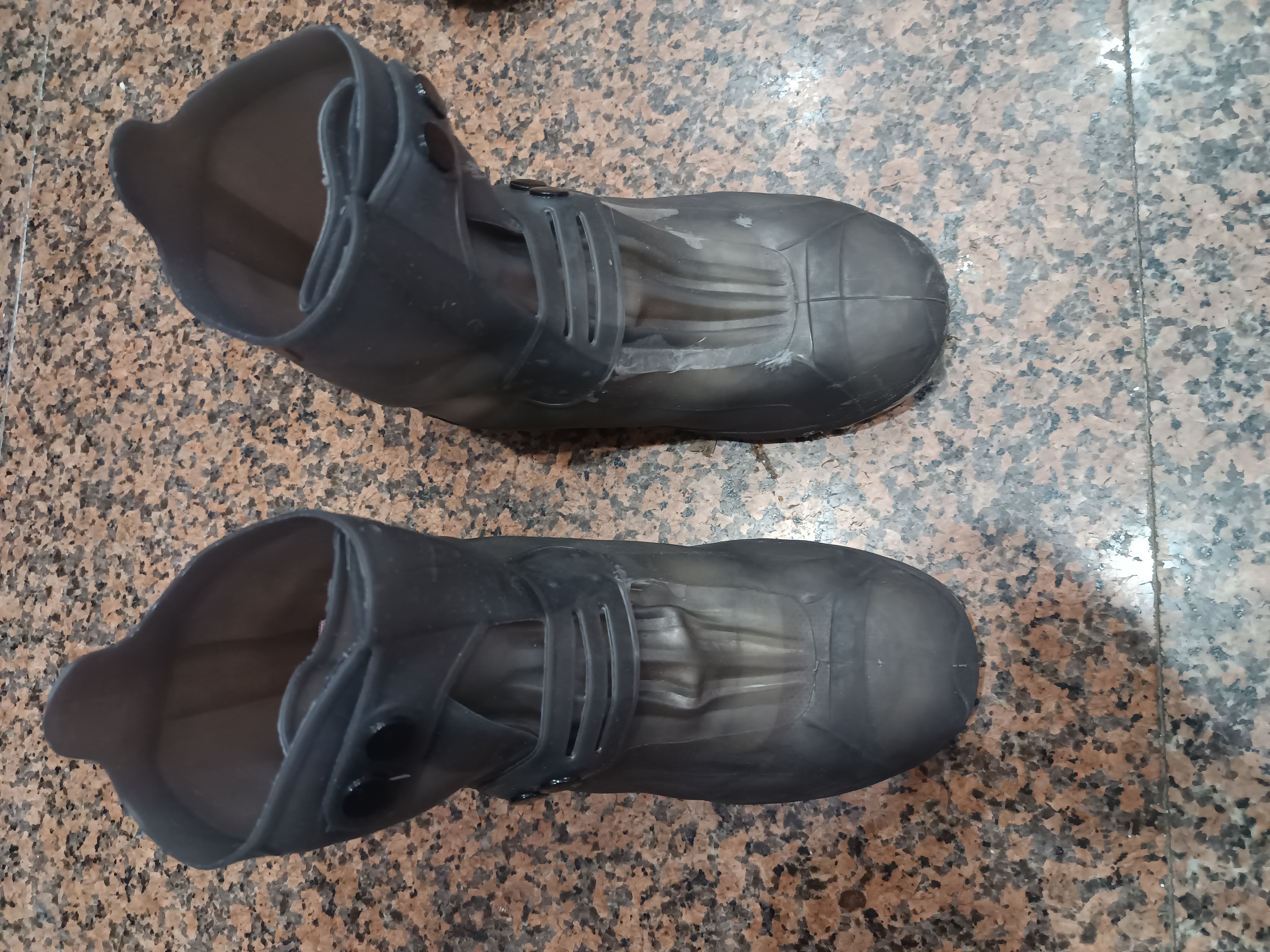 正雨雨鞋套防雨鞋套防滑耐磨加厚儿童鞋套便携式雨靴成人男女防水鞋 实拍图