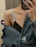 维多利亚的秘密维密logo字母肩带舒适无痕时尚文胸内裤内衣套装女七夕情人节礼物 54A2黑色-无钢圈 75B (34B)+S 实拍图
