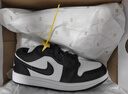 耐克NIKE休闲鞋男女熊猫AJ 1乔丹JORDAN运动鞋板鞋DC0774-101黑白37.5 实拍图