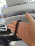 石玥珠宝精品12mm彩虹眼天然黑曜石手串本命年转运珠水晶手链男女士款 实拍图