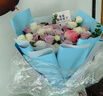 艾斯维娜鲜花速递向日葵混搭花束生日礼物全国同城配送 蓝绣球玫瑰欧式经典花束 实拍图