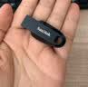闪迪（SanDisk）64GB USB3.2 U盘 CZ550黑色 读速100MB/s 安全加密 数据恢复 学习办公电脑车载 高速大容量优盘 实拍图