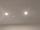雷士（NVC）LED射灯嵌入式背景墙防眩洗墙小山丘铝材白色12瓦暖白显色Ra98 实拍图