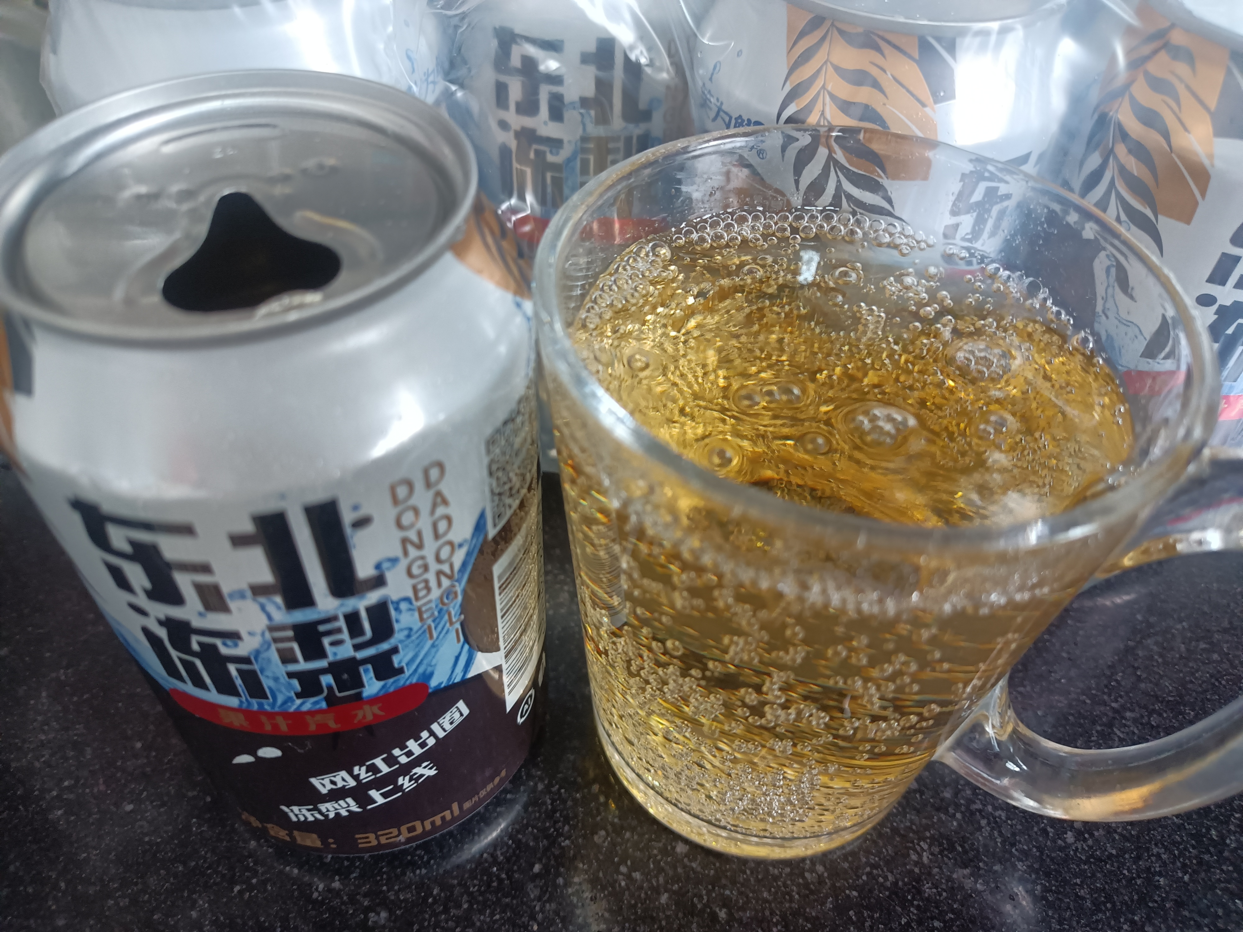 悠个东北冻梨汽水果汁320ml*8罐怀旧果味老汽水冻梨饮料东北特产 实拍图