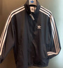 adidas休闲舒适三条纹立领夹克外套男装秋季阿迪达斯官方轻运动 黑色/白（推荐选大一码）   XL 实拍图