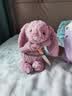 Jellycat害羞乳白色邦尼兔动物毛绒玩偶安抚玩偶娃娃送礼生日礼物 花布胭脂粉色邦尼兔（彻蕊） Medium 实拍图