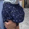 优衣库童装女童针织迷你裙裤短裙短裤半裙484924 69 藏青色 160 实拍图
