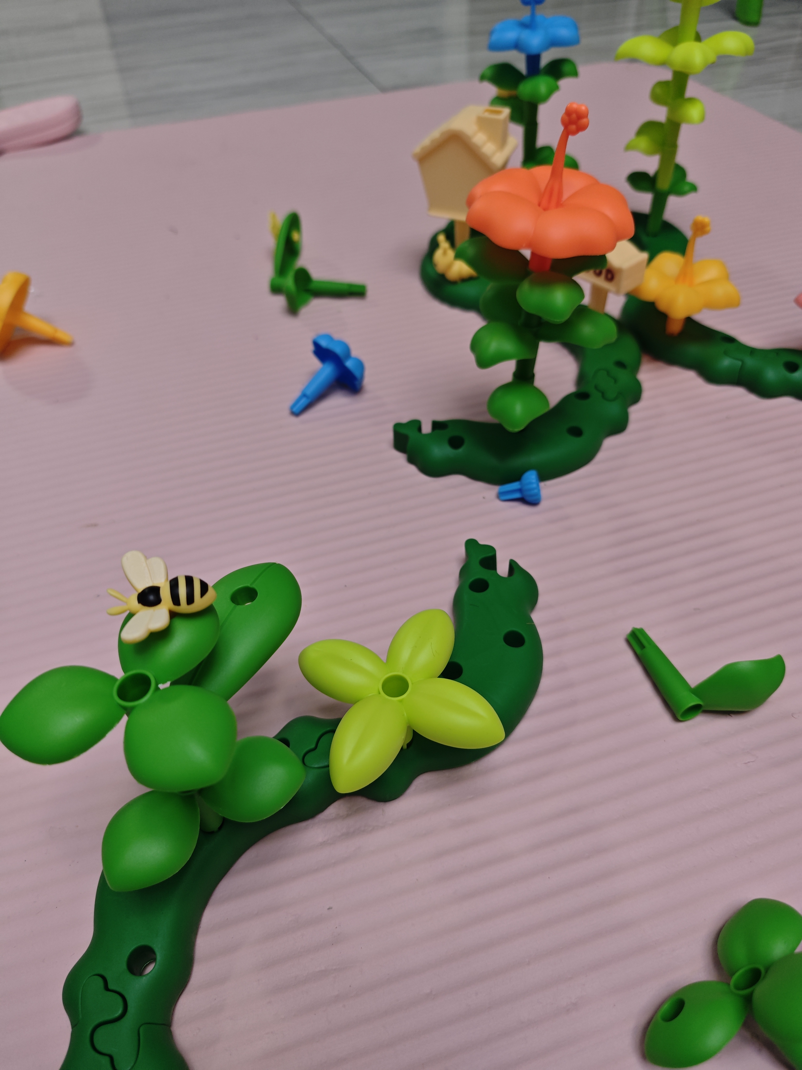 斯纳恩（Snaen）儿童百变花园积木拼装DIY儿童插花束玩具男女孩生日礼物 实拍图