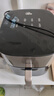 美的（Midea）大容量空气炸锅家用8L 0氟钛陶免翻面空气炸锅2026新款小家电蒸烤一体空气电炸锅 KZC8008 实拍图