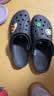 卡骆驰（CROCS）贝雅洞洞鞋男鞋女鞋轻便耐磨一脚蹬拖鞋休闲鞋百搭花园鞋|10126 黑色-001(含智必星) 46 /47(300mm) 实拍图