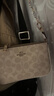 蔻驰（COACH）【品牌直供】女士NOLITA19小号手提麻将包CW426奶茶拼白色礼物 实拍图