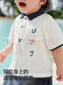 巴拉巴拉童装儿童短袖套装婴儿夏装2026新款男童宝宝Polo衫两件套t恤裤子 实拍图