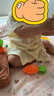 贝瑞加（Babyprints）婴儿衣服2件装新生儿连体衣短袖宝宝哈衣纯棉薄款爬服 粉黄80 实拍图