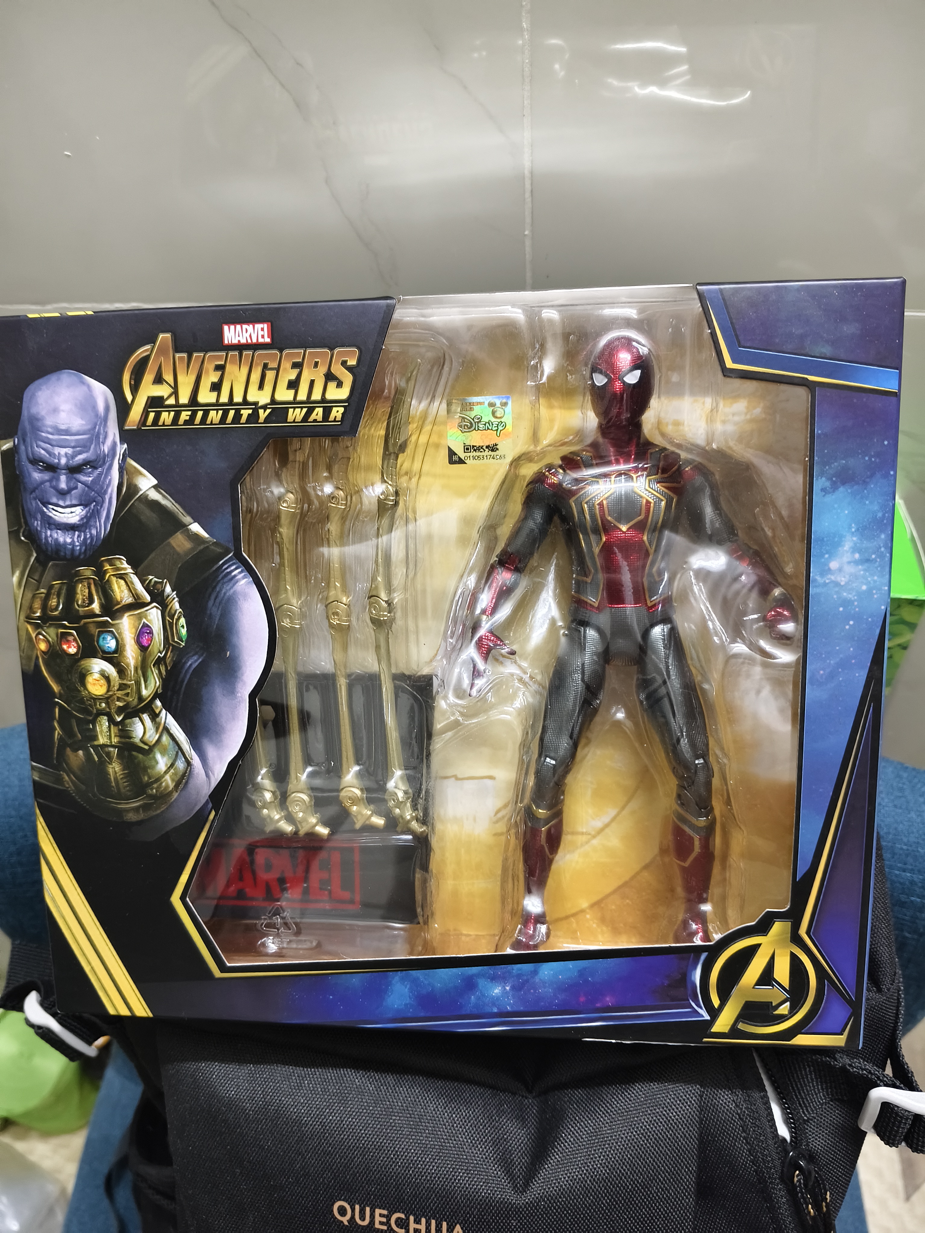 漫威（Marvel）钢铁蜘蛛侠模型生日礼物男孩玩具手办摆件关节可动 实拍图