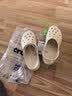 卡骆驰（CROCS）贝雅云彩女士洞洞鞋休闲鞋|208186 冬日白-11S    37/38(240mm) 实拍图