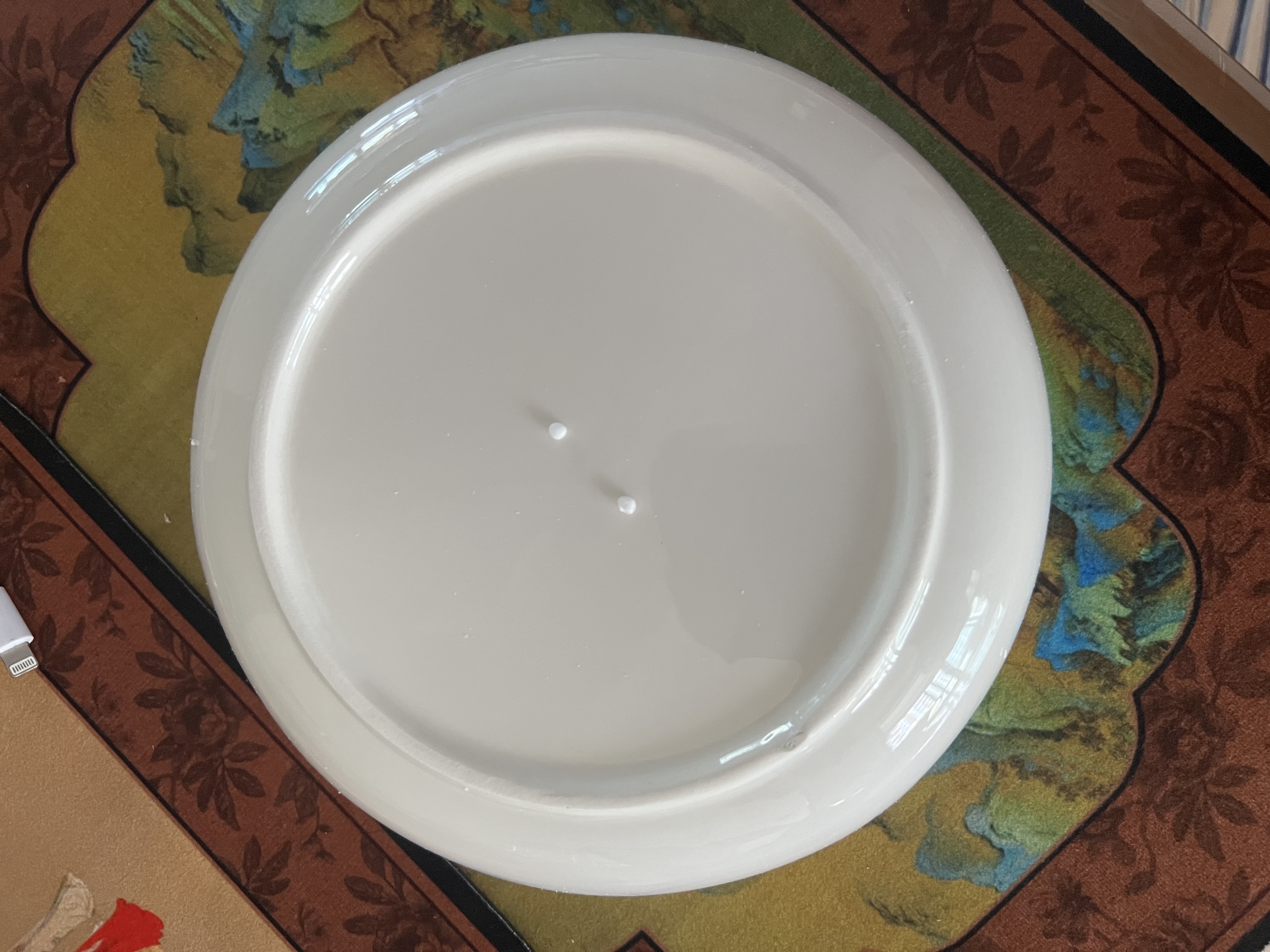 【加深盘格】三分格陶瓷餐盘全瓷蒸碗炖锅烤箱微波炉蒸盘餐具餐盘 【蒸菜一锅出】陶瓷三格盘 实拍图